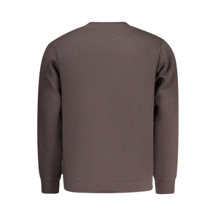 SWEAT-SHIRT MARRON À FERMETURE ÉCLAIR POUR HOMME NORVÈGE 1963