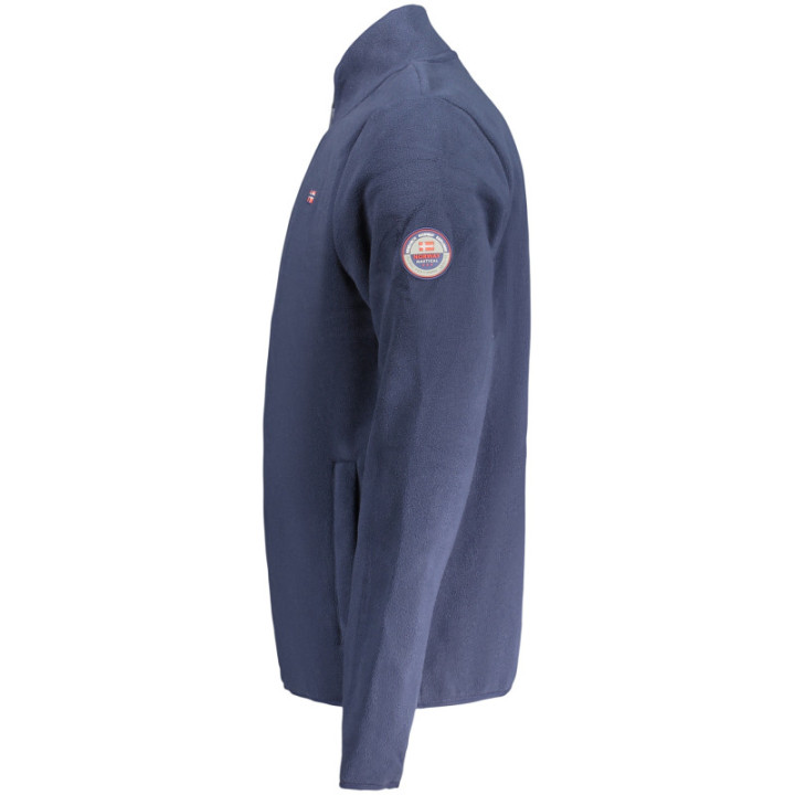SWEAT-SHIRT BLEU À FERMETURE ÉCLAIR POUR HOMME NORVÈGE 1963