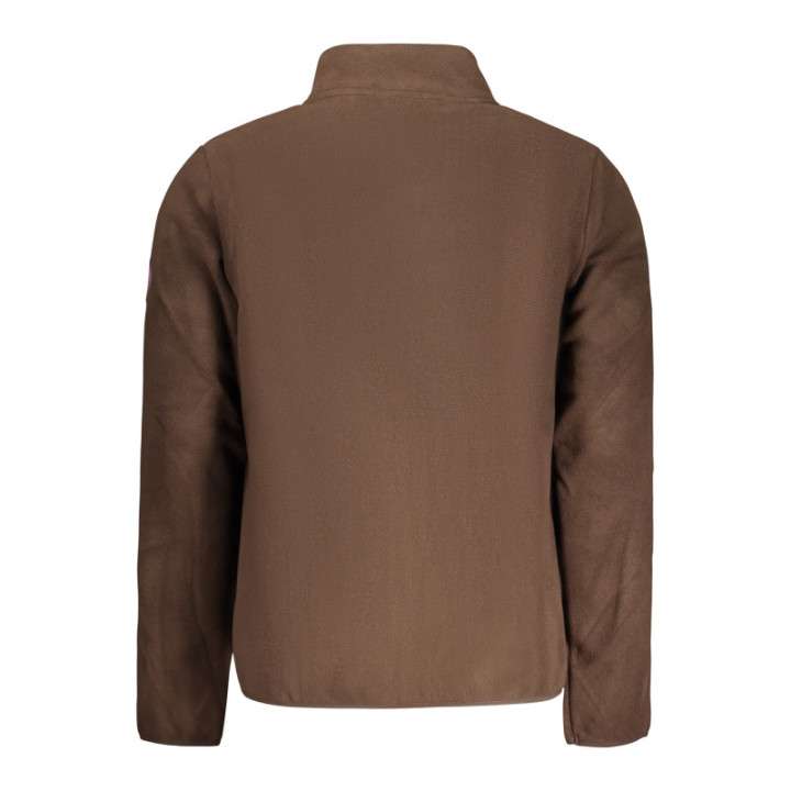 SWEAT-SHIRT MARRON À FERMETURE ÉCLAIR POUR HOMME NORVÈGE 1963