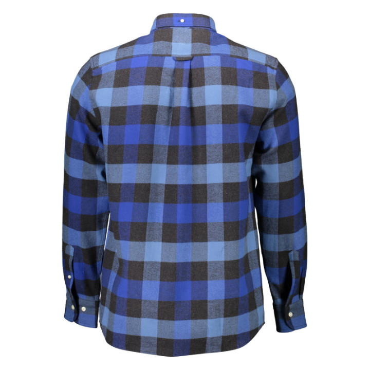 CHEMISE HOMME GANT BLEUE À MANCHES LONGUES