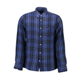 CHEMISE HOMME GANT BLEUE À MANCHES LONGUES