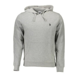 Sweat-shirt zippé gris pour homme US POLO ASSN.