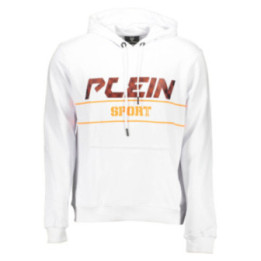 SWEAT PLEIN SPORT SANS ZIP HOMME BLANC