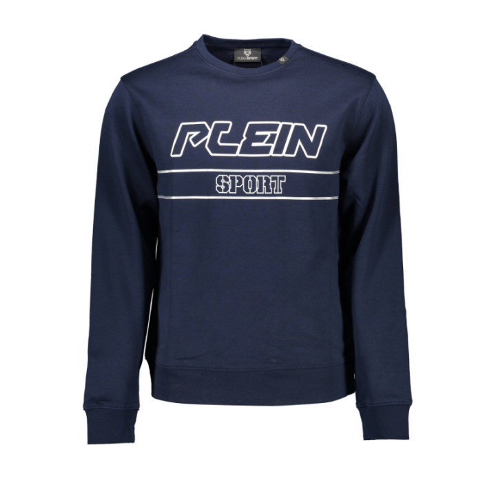 SWEAT PLEIN SPORT SANS ZIP HOMME BLEU