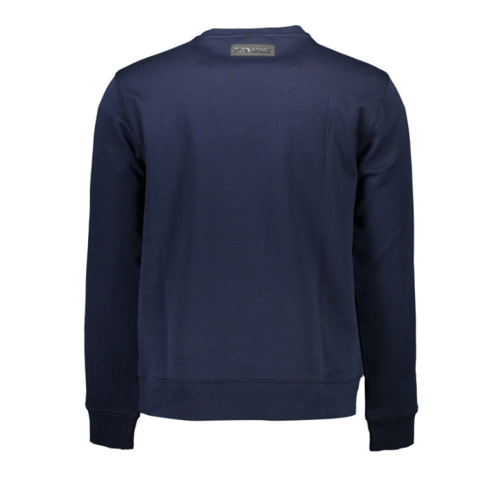 SWEAT PLEIN SPORT SANS ZIP HOMME BLEU