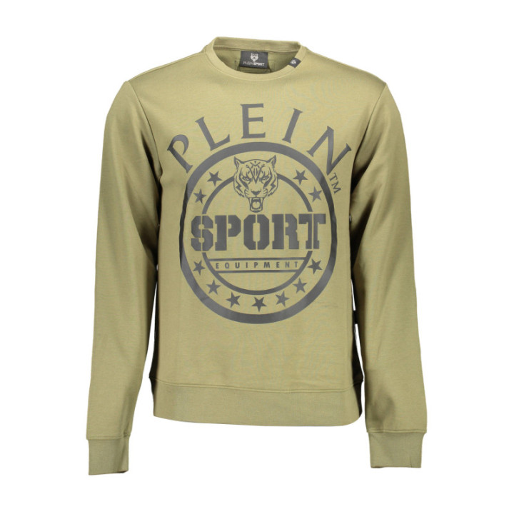 SWEAT PLEIN SPORT SANS ZIP HOMME VERT
