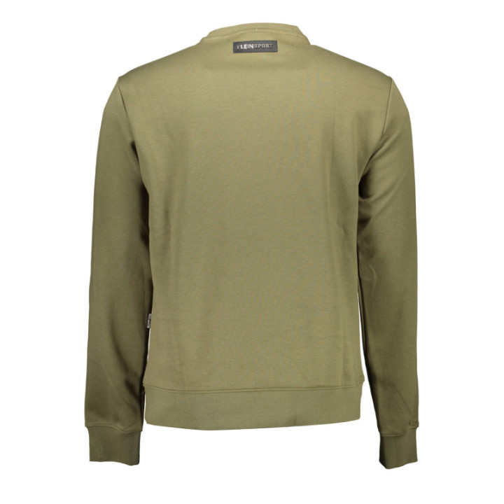 SWEAT PLEIN SPORT SANS ZIP HOMME VERT