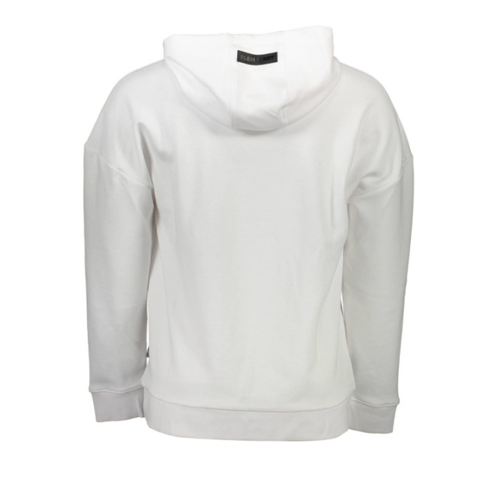 SWEAT PLEIN SPORT SANS ZIP HOMME BLANC