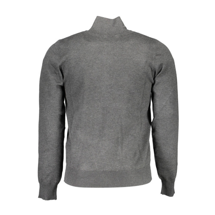 Grand cardigan gris pour homme